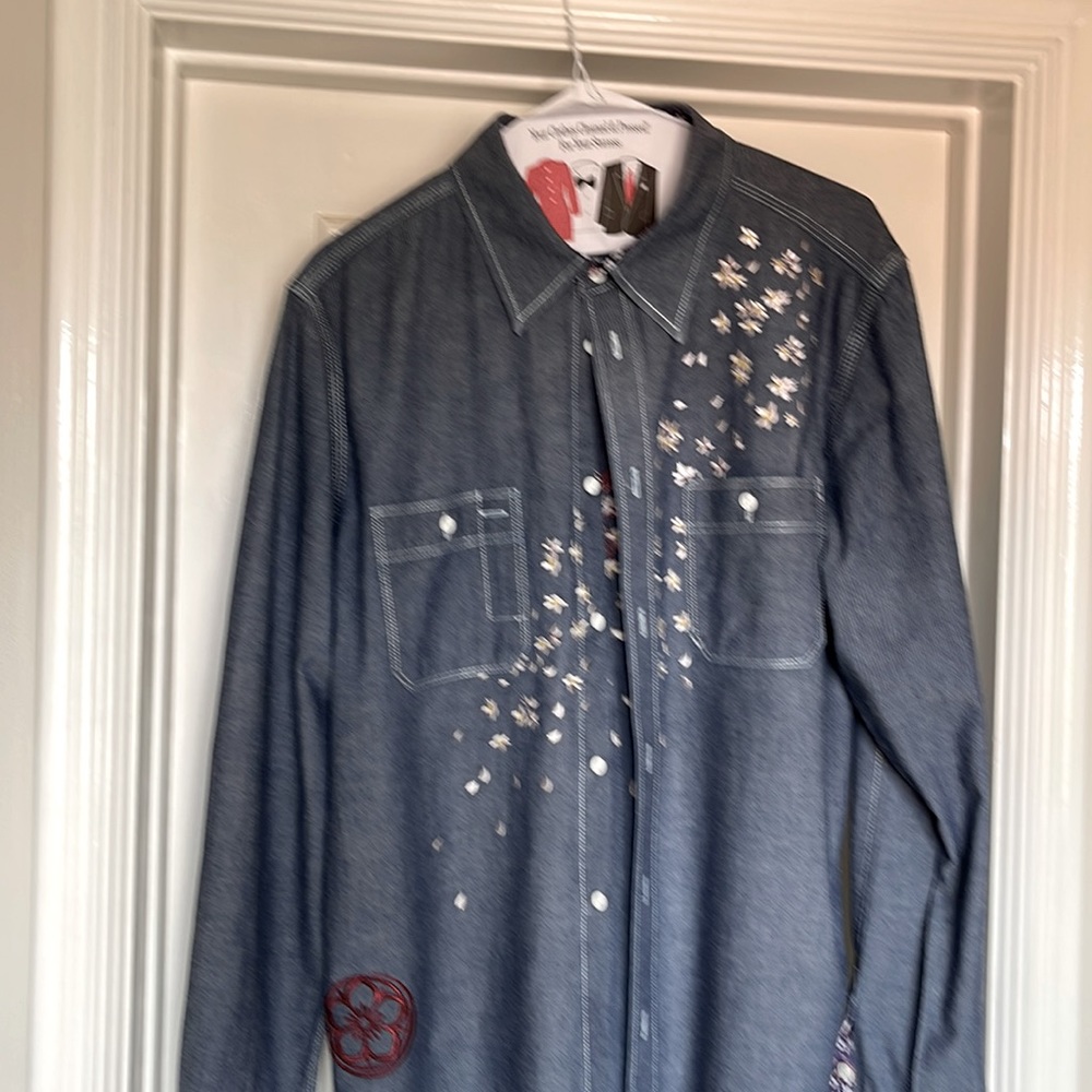 “Japanese Domestic” chambray shirt